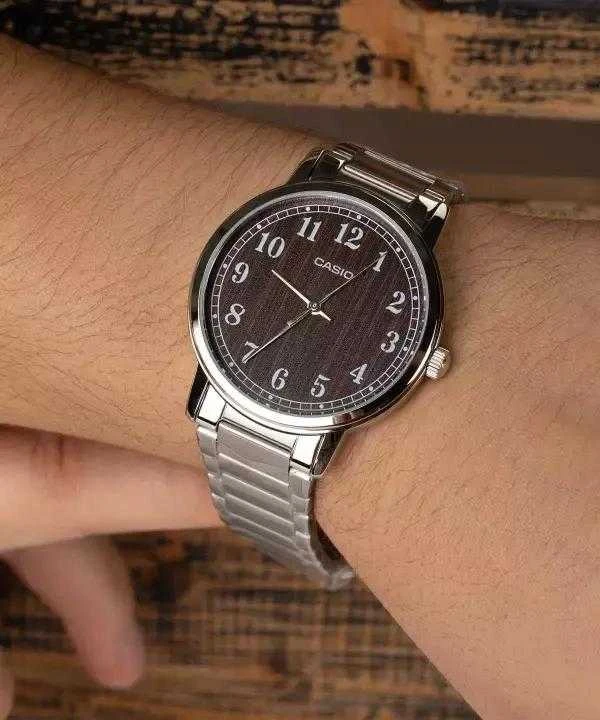 Laikrodis vyrams CASIO MTP-E145D-5B1 (zd196b) + dėžutė