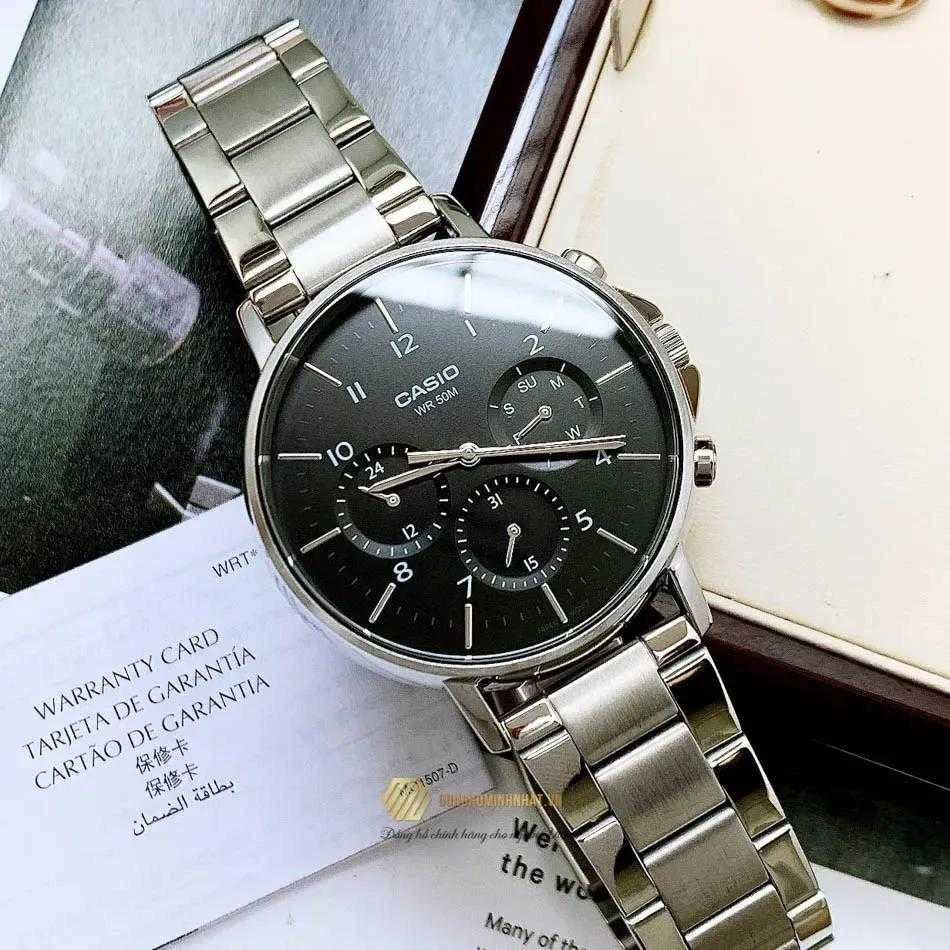 CASIO MTP-E321D-1A VYRIŠKAS LAIKRODIS (zd269a) + DĖŽUTĖ