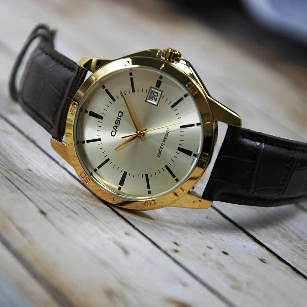 Laikrodis vyrams CASIO MTP-V004GL 9A (zd046c) + dėžutė