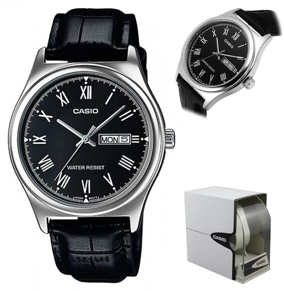 CASIO MTP-V006L-1B VYRIŠKAS LAIKRODIS (zd210a) + DĖŽUTĖ