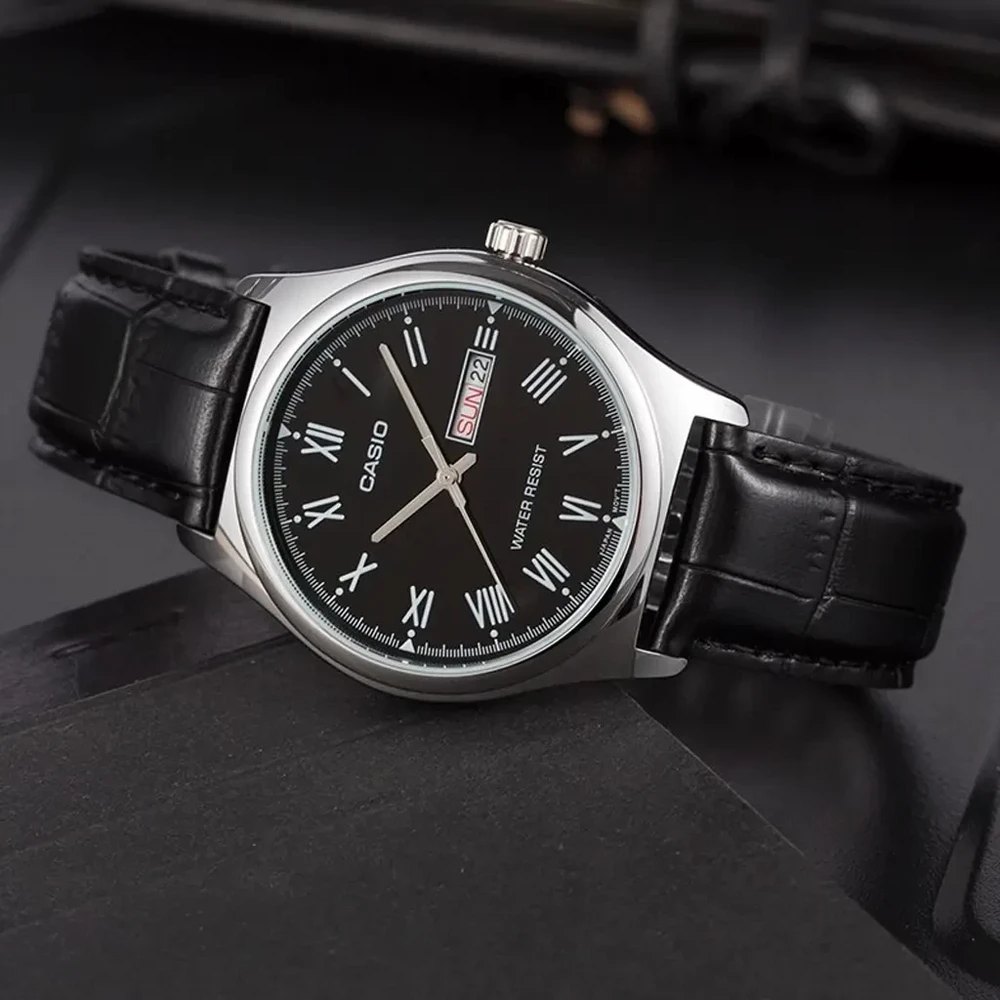 CASIO MTP-V006L-1B VYRIŠKAS LAIKRODIS (zd210a) + DĖŽUTĖ