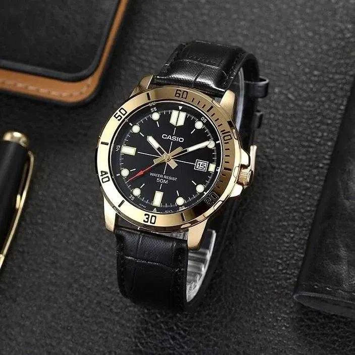 Vyriškas laikrodis CASIO MTP-VD01GL-1E + BOX