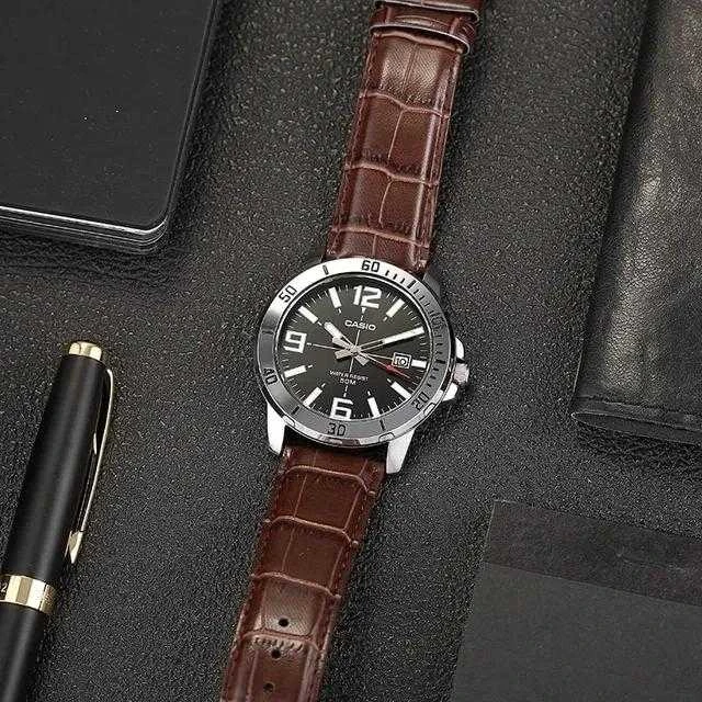 CASIO VYRIŠKAS LAIKRODIS MTP-VD01L-1BV (zd169c) + DĖŽUTĖ