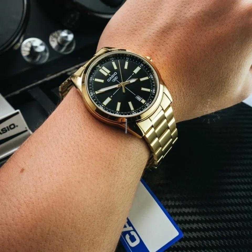 Laikrodis CASIO MEN'S WATCH MTP-VD02G-1E (zd217c) + BOX