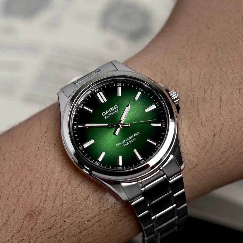 Laikrodis CASIO MTS-RS100D-3A MEN'S WATCH + BOX