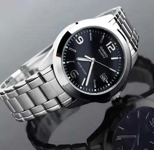 Casio MTP-1215A-1ADF vyriškas laikrodis + dėžutė