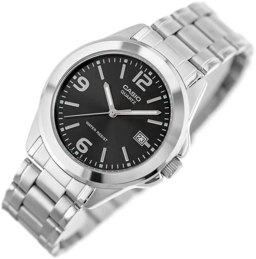 Casio MTP-1215A-1ADF vyriškas laikrodis + dėžutė