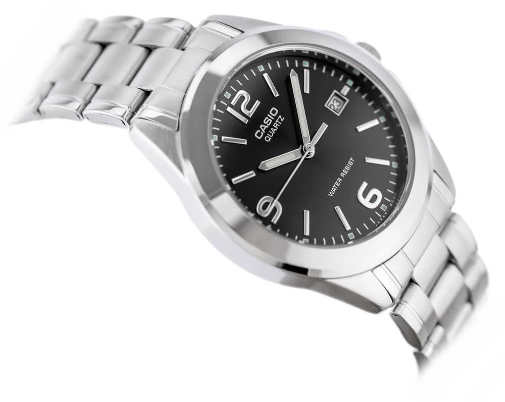 Casio MTP-1215A-1ADF vyriškas laikrodis + dėžutė