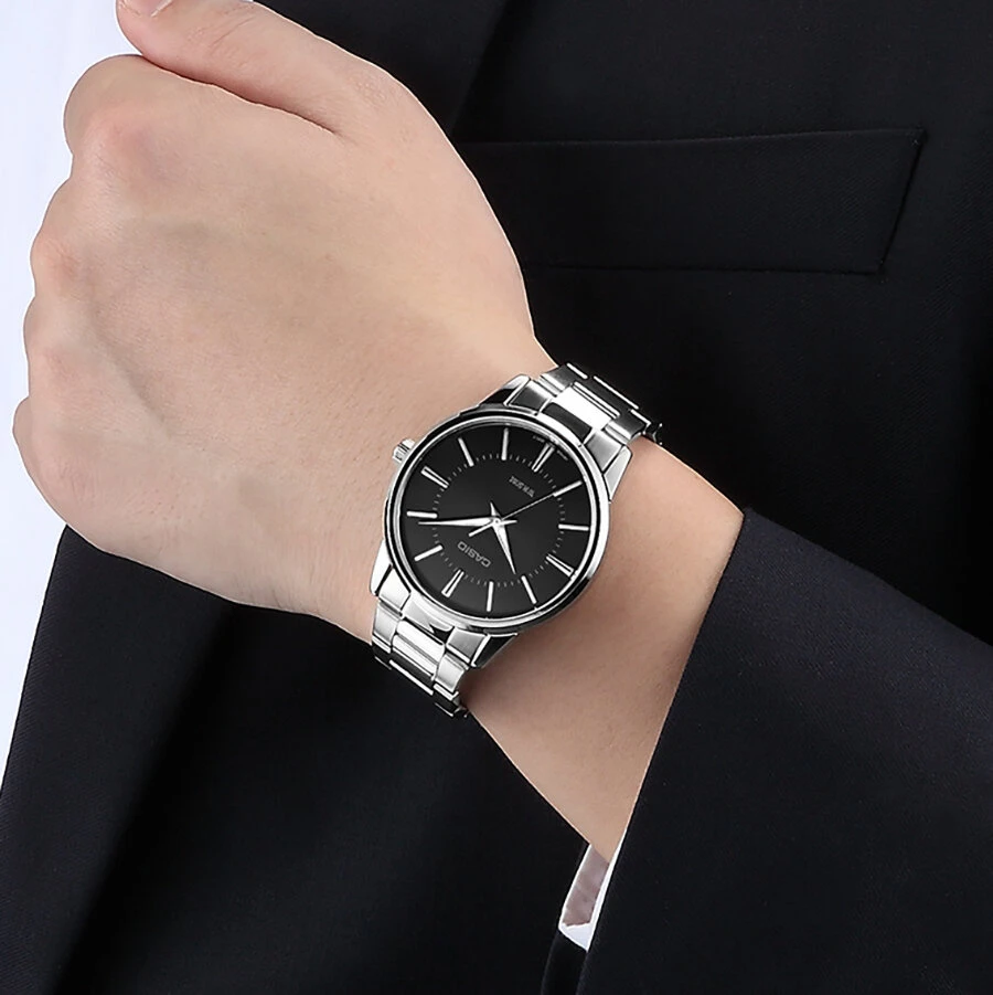 Vyriškas laikrodis CASIO MTP-1303D-1A (zd021g) + BOX