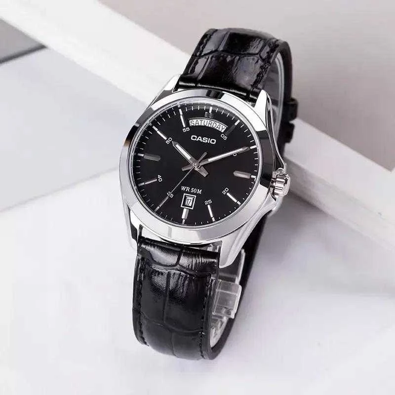 CASIO MTP-1370L-1A VYRIŠKAS LAIKRODIS (zd116b) + DĖŽUTĖ