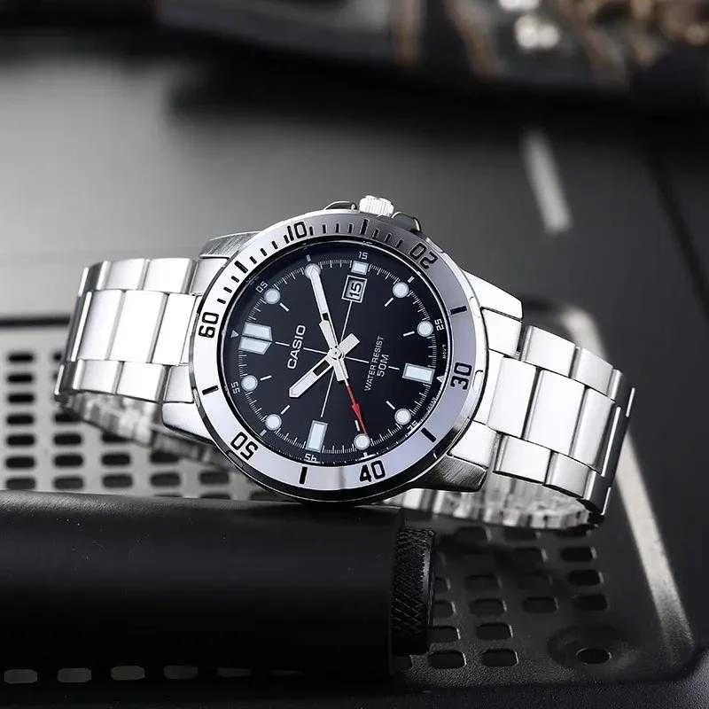 CASIO VYRIŠKAS LAIKRODIS MTP-VD01D-1EV (zd185a) + DĖŽUTĖ