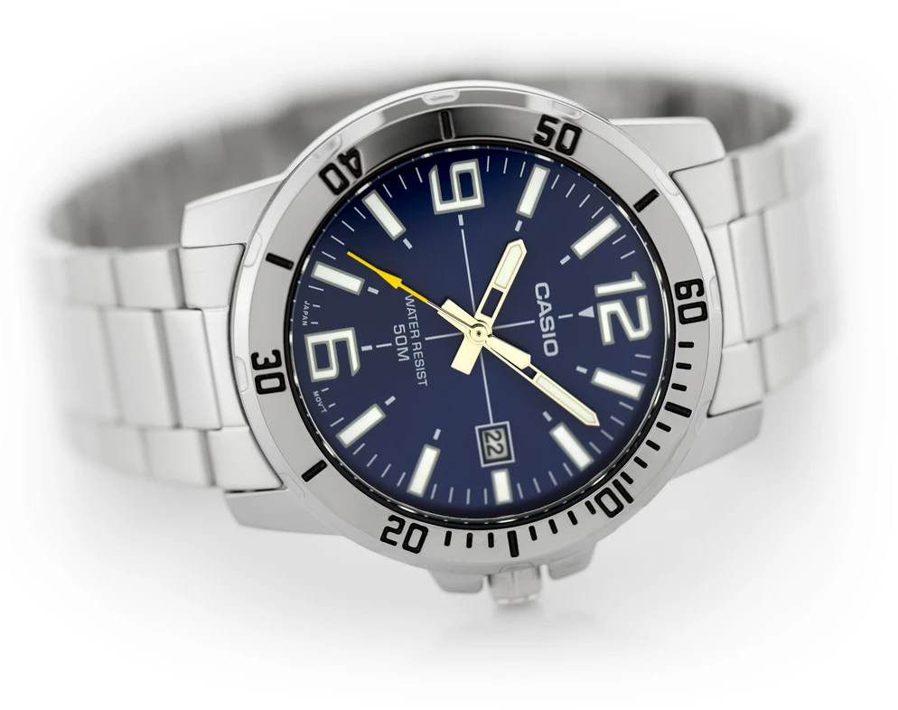 Laikrodis vyrams CASIO MTP-VD01D-2B (zd175a) + BOX