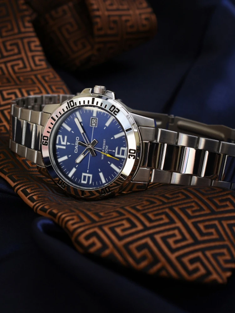 Laikrodis vyrams CASIO MTP-VD01D-2B (zd175a) + BOX