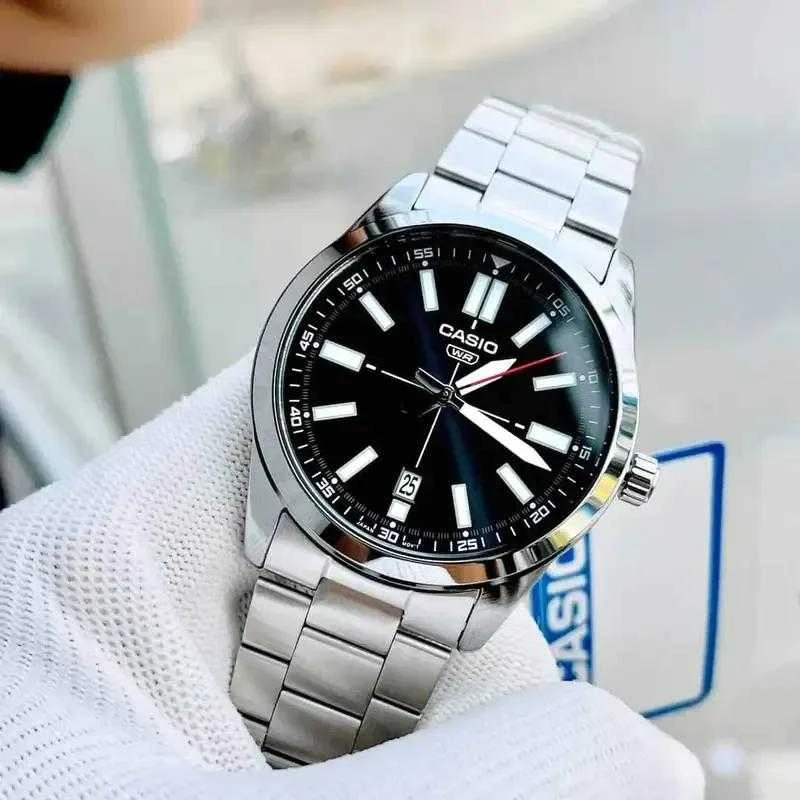 Laikrodis CASIO MEN'S WATCH MTP-VD02D-1E (zd217b) + BOX