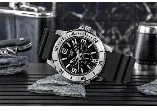 Vyriškas laikrodis CASIO MTP-VD300-1B + BOX