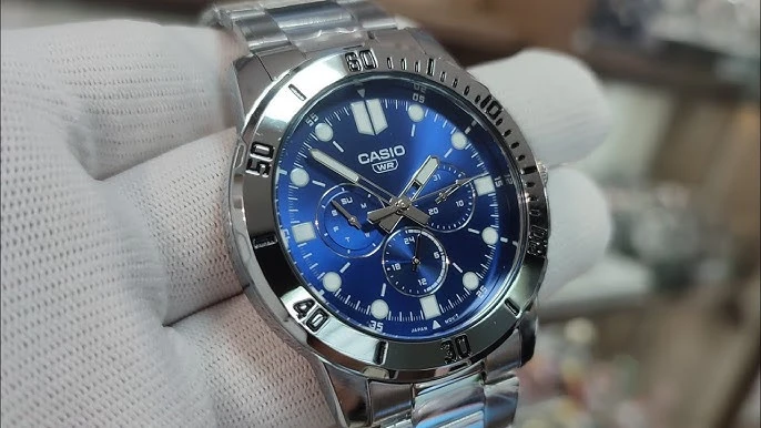 Vyriškas laikrodis CASIO MTP-VD300D-2E (zd268b) + BOX