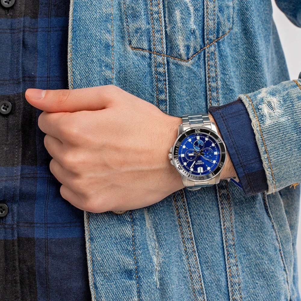 Vyriškas laikrodis CASIO MTP-VD300D-2E (zd268b) + BOX