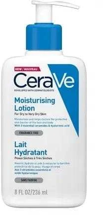 Drėkinamasis veido ir kūno losjonas sausai ir labai sausai odai Cerave Moisturising Lotion, 236 ml