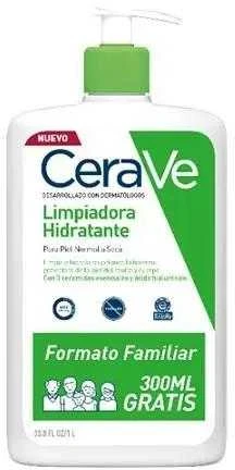 Drėkinamasis veido ir kūno prausiklis normaliai ir sausai odai Cerave Hydrating Cleanser, 1000 ml