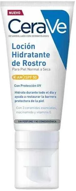 Drėkinamasis losjonas veidui Cerave Facial Moisturising Lotion SPF50, 52 ml
