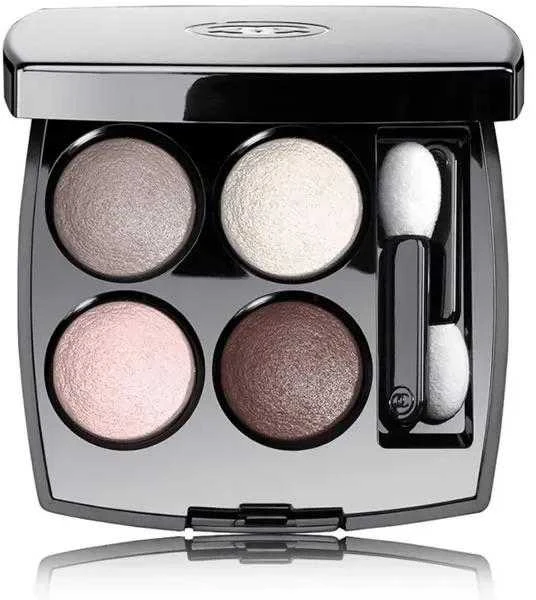 Chanel Les 4 Ombres Multi Effect Quadra Eyeshadow keturių spalvų akių šešėlių paletė, atspalvis: 202 - Tisse Camelia, 2 g