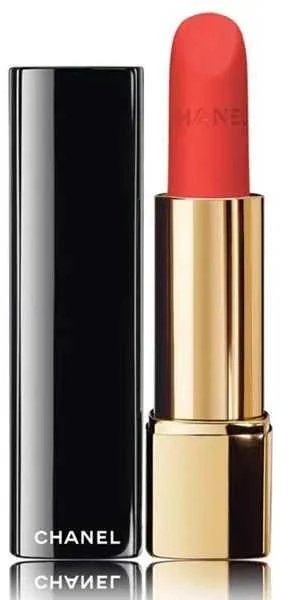 Chanel Rouge Allure Velvet švytintys matiniai lūpų dažai, 3,5 g, spalva: 43 - LA FAVORITE