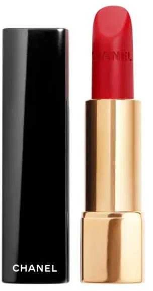 Chanel Rouge Allure Velvet švytintys matiniai lūpų dažai, 3,5 g, spalva: 56 - ROUGE CHARNEL