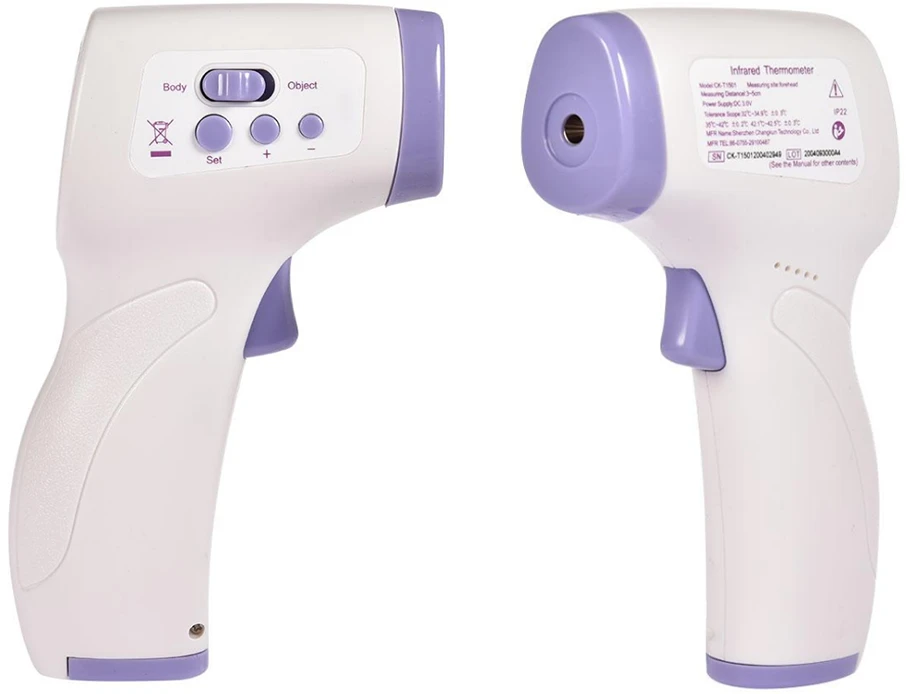 Bevielis termometras CK-T1501 su infraraudonaisiais spinduliais