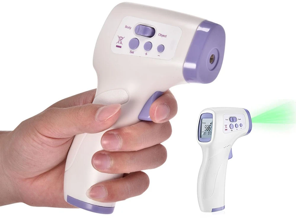 Bevielis termometras CK-T1501 su infraraudonaisiais spinduliais