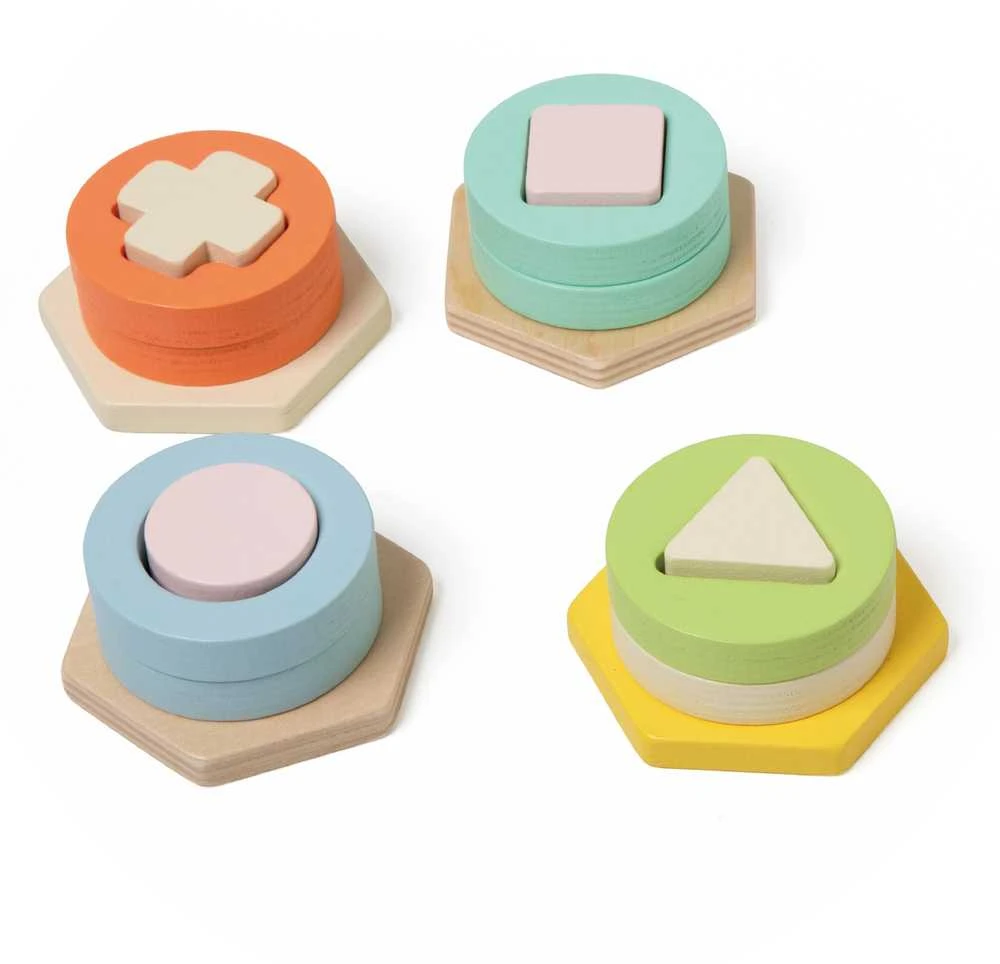 CLASSIC WORLD Montessori formų ir spalvų rūšiuoklė
