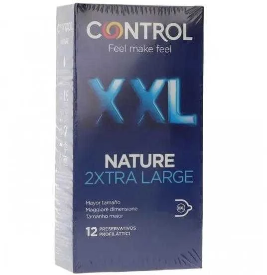 „Control“ prezervatyvai „Nature XXL“, 12 vnt.