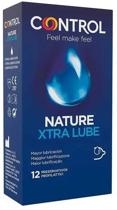 Condom Control Xtra Lube prezervatyvai 12 vnt