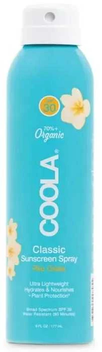 Coola Classic Body Organic Purškalas nuo saulės Spf30 Piña Colada 177ml