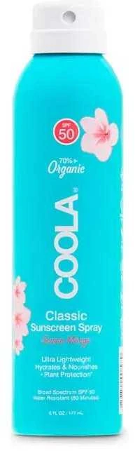 "Coola Classic Body" organinis apsauginis purškiklis nuo saulės Spf50 Guava Mango 177ml