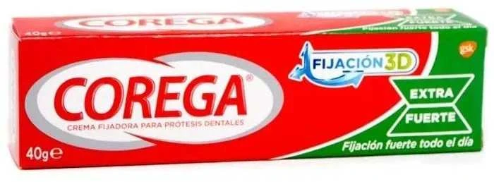 Dantų šepetėlis Corega Kremas Fiksavimui Extra Strong 40g