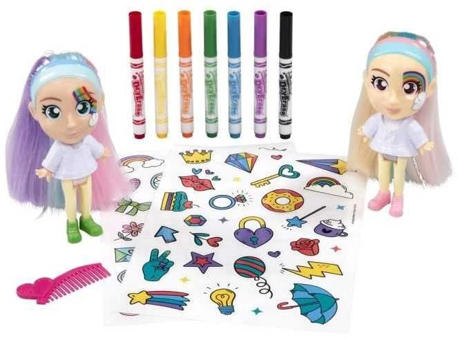 Goliath Crayola: Color n Style – vaivorykštės dvyniai