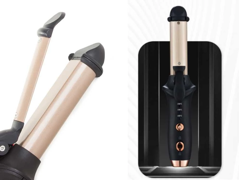 Plaukų formavimo prietaisas su USB krovikliu ir powerbank funkcija
