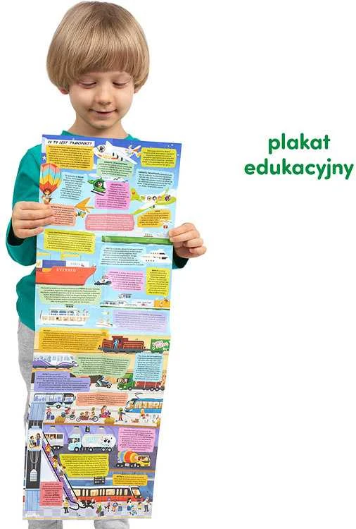 CzuCzu Dėlionė Transporto Priemonių Veikimo Principai 60 dalių + edukacinis plakatas