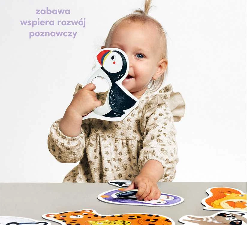 CzuCzu Pirmoji dėlionė Mama ir aš 18+ mėnesių 22 vienetai gyvūnaiZA5557