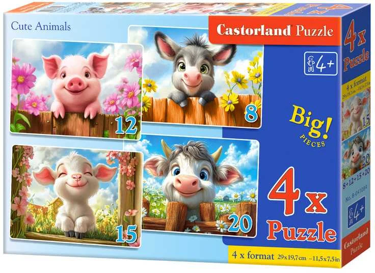 Castorland Dėlionė 55 vnt. - Mieli gyvūnai