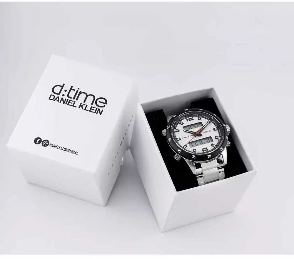 Laikrodis vyrams DANIEL KLEIN D:TIME 12408-1 (zl023a) + dėžutė