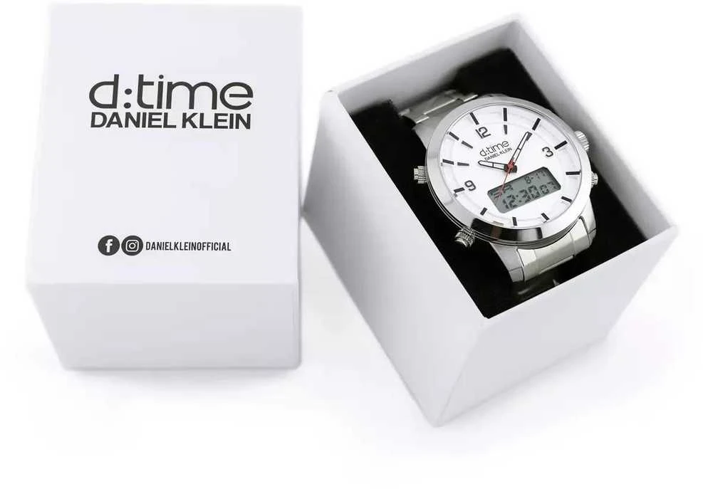 Laikrodis vyrams DANIEL KLEIN D:TIME 12641-1 (zl024a) + dėžutė