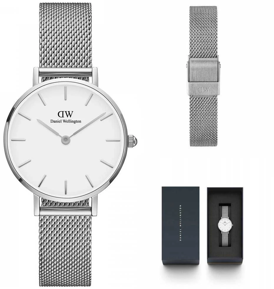 Laikrodis moterims DANIEL WELLINGTON Classic Petite Sterling DW00100220 (zw501i)