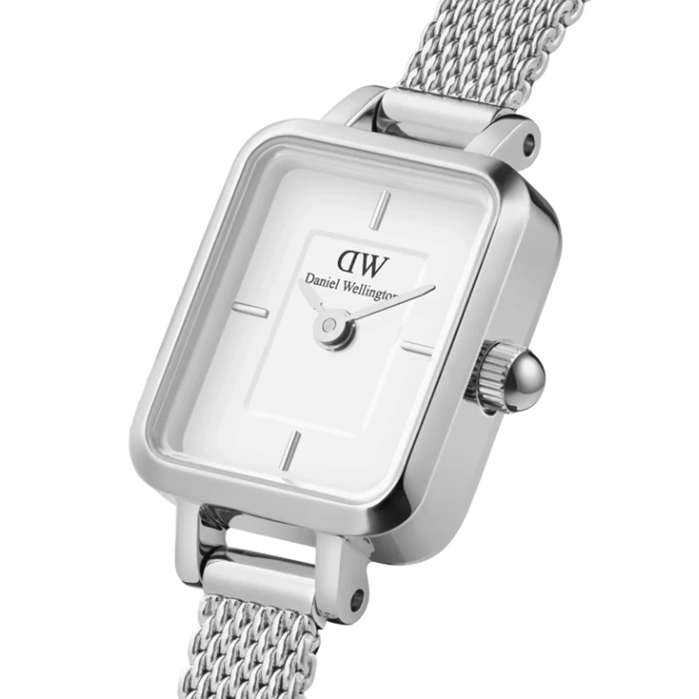 MOTERIŠKAS LAIKRODIS DANIEL WELLINGTON Quadro Mini 15mm DW00100726 + BOX (zw524b)