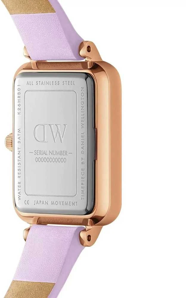 Moteriškas laikrodis DANIEL WELLINGTON Quadro Lavender Mop 20mm DW00100637 + BOX (zw521b)