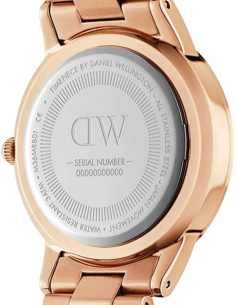 DANIEL WELLINGTON Iconic Link pilkas vyriškas laikrodis DW00100332 (zw003a)