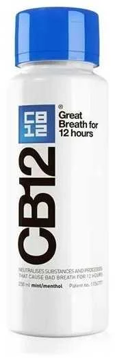 CB12 Burnos skalavimo skystis su mentoliu 250ml