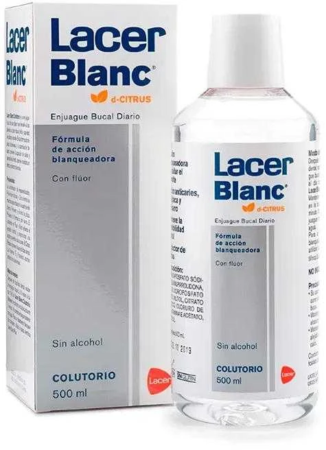 Lacer Lacerblanc citrusinis burnos skalavimo skystis 500 ml