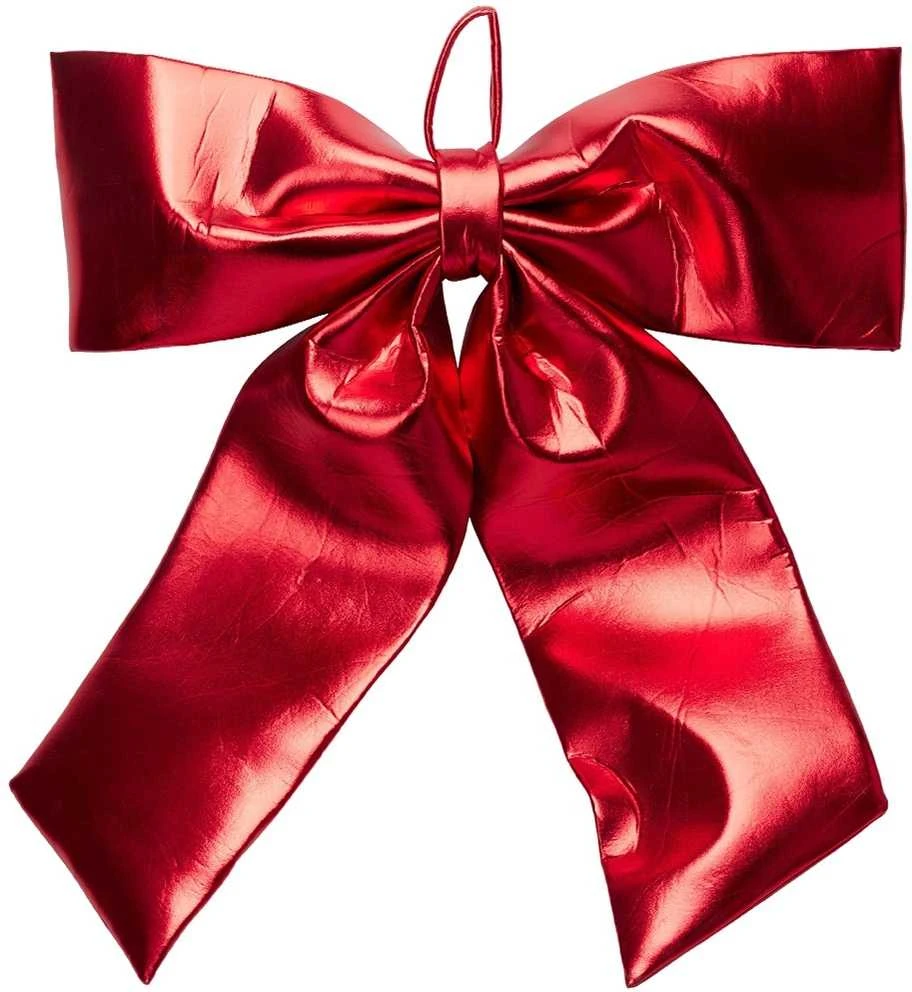 Christmas Decoration Dekoratyvinė Lankas XXL Raudona 68x80 cm