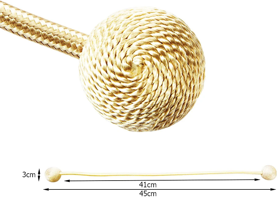 Dekoratyvinės užuolaidų sąsagos su magnetu, 45 cm, 2 vnt.